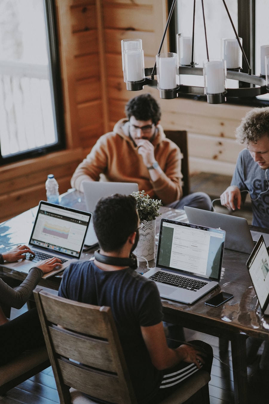 Founder in workspace